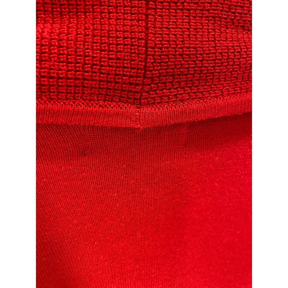 Jenny Red Knit Twinset Sequin Cardigan Shell Set Holiday‎ Party Sweater Small - Picture 5 of 10